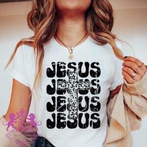 Leopard Cross Jesus